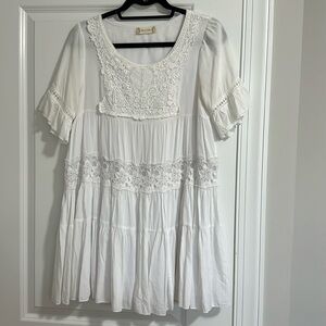 Altar’d State White Lace Dress